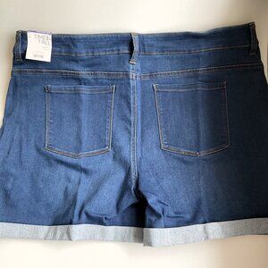 Time and Tru Dark Blue Jean Shorts